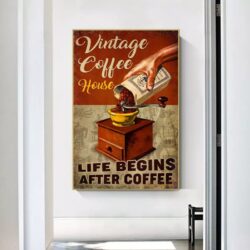 poster vintage cafe