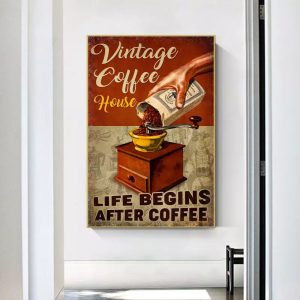 poster vintage cafe