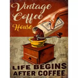 poster vintage cafe