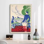 poster vintage grenoble
