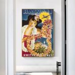 poster vintage hawaii