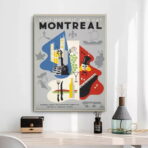 poster vintage montréal