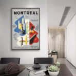poster vintage montréal