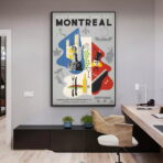 poster vintage montréal