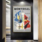 poster vintage montréal