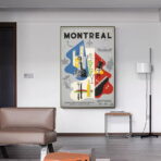 poster vintage montréal