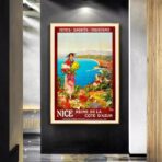 poster vintage nice