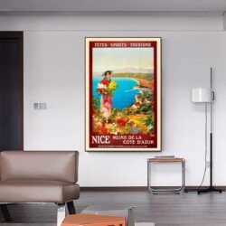 poster vintage nice