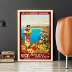 poster vintage nice
