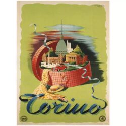 poster vintage torino