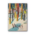 poster vintage valais