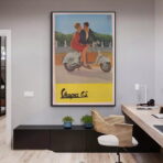 poster vintage vespa