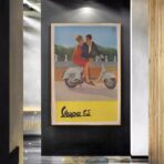 poster vintage vespa