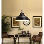 suspension vintage cuivre