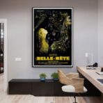 affiche la belle et la bete jean cocteau