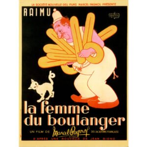 affiche la femme du boulanger