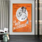 affiche la nuit du chasseur