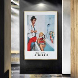 affiche le mepris godard