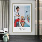 affiche le mepris godard