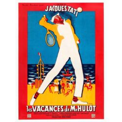 affiche les vacances de monsieur hulot