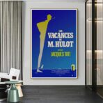 affiche les vacances de mr hulot