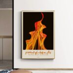 affiche portrait de la jeune fille en feu