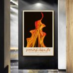 affiche portrait de la jeune fille en feu