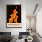 affiche portrait de la jeune fille en feu
