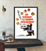 affiche un elephant ca trompe enormement
