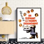 affiche un elephant ca trompe enormement