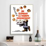affiche un elephant ca trompe enormement