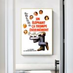 affiche un elephant ca trompe enormement