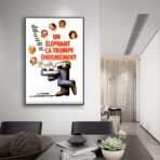 affiche un elephant ca trompe enormement