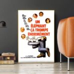 affiche un elephant ca trompe enormement