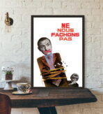 ne nous fachons pas affiche