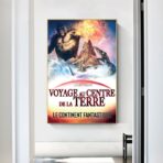 voyage au centre de la terre affiche