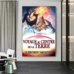 voyage au centre de la terre affiche