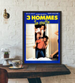 affiche 3 hommes et un couffin
