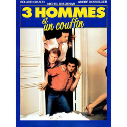 affiche 3 hommes et un couffin
