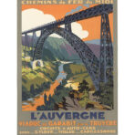 affiche ancienne auvergne