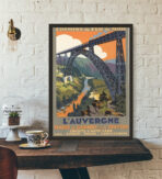 affiche ancienne auvergne
