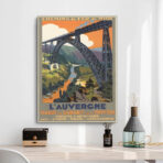 affiche ancienne auvergne