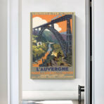 affiche ancienne auvergne