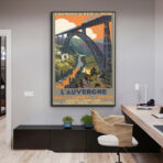 affiche ancienne auvergne