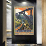 affiche ancienne auvergne