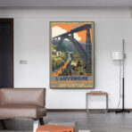 affiche ancienne auvergne