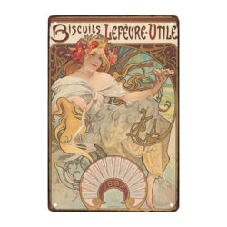 biscuit lefèvre utile plaque publicitaire
