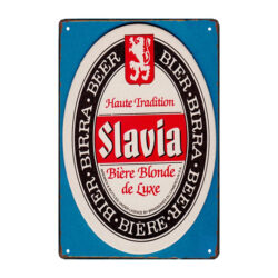 la slavia plaque publicitaire