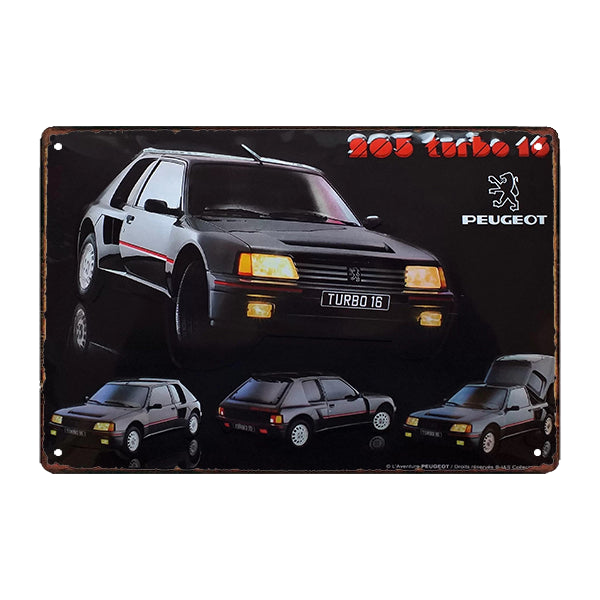 advertising plate 205 turbo 16 advertising plate 205 turbo 16