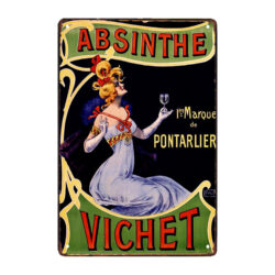 plaque publicitaire absinthe